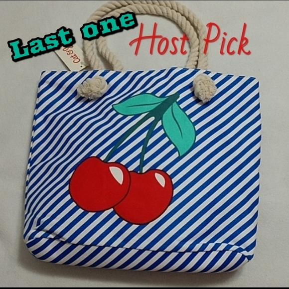 Cat & Jack Handbags - 🍒Cherry Tote Bag Cat & Jack Nautical Beach Rope